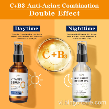 Serum vitamin C Dưỡng ẩm làm trắng da